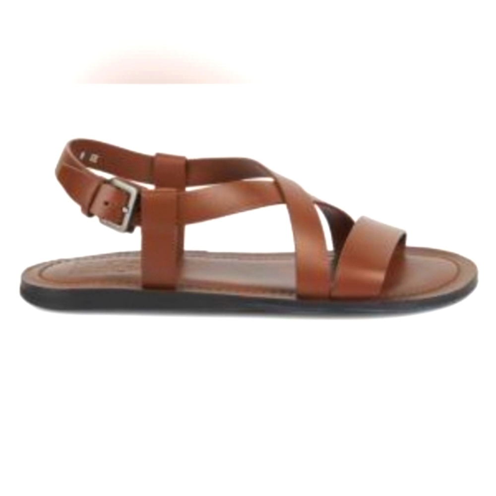 Salvatore ferragamo  Crisscross Strap Calfskin sandals